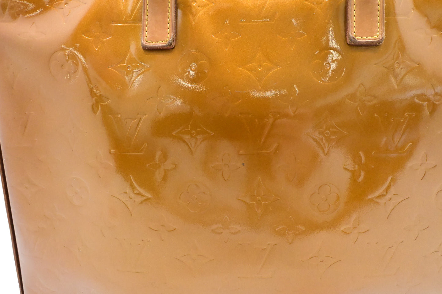 Louis Vuitton Columbus in Bronze Vernis Leather