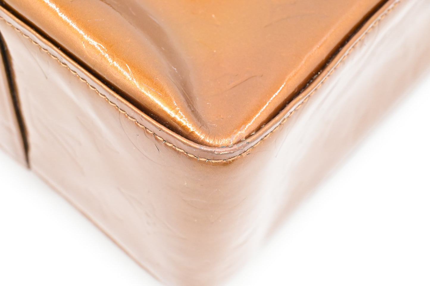 Louis Vuitton Columbus in Bronze Vernis Leather