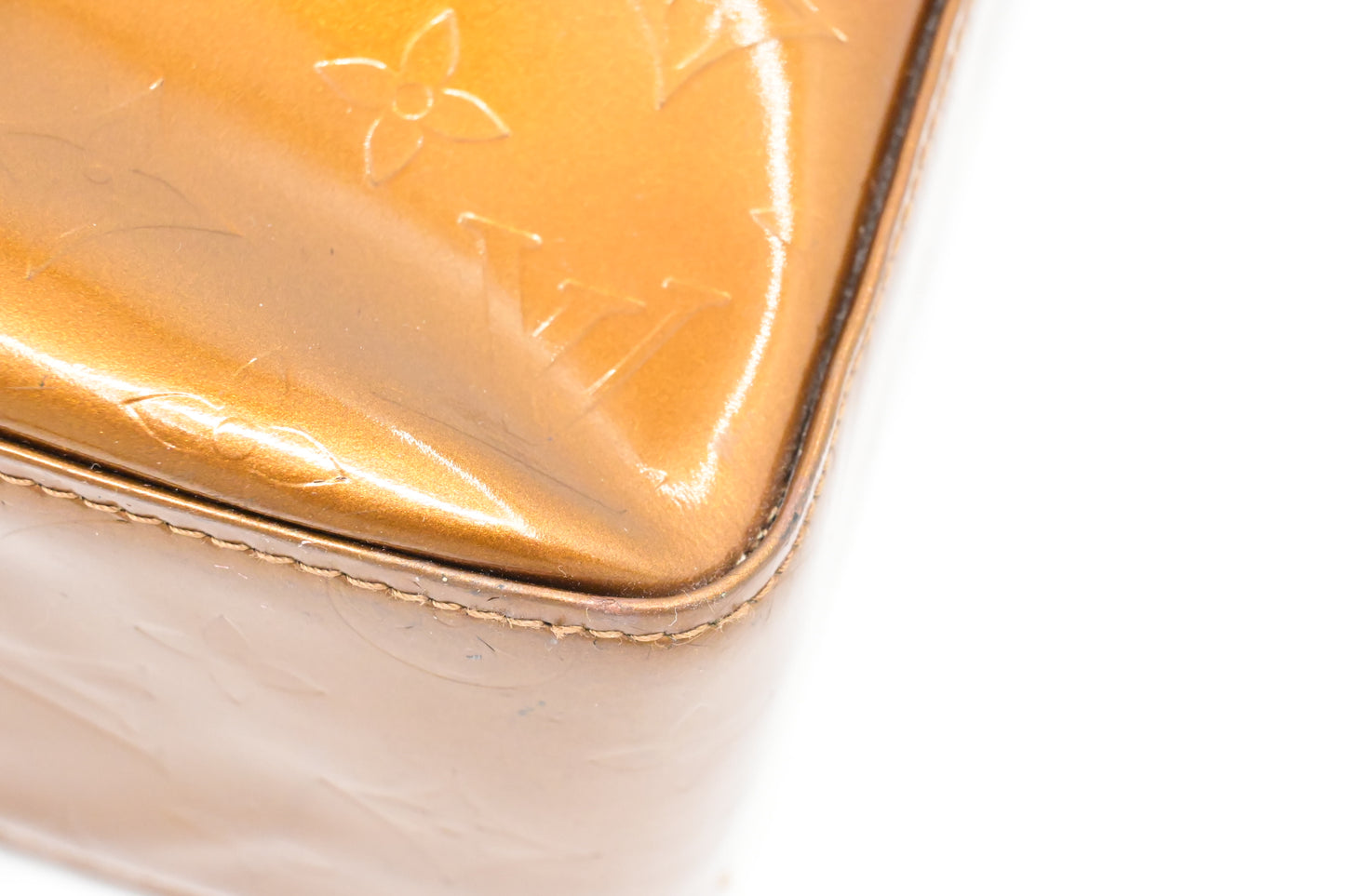 Louis Vuitton Columbus in Bronze Vernis Leather