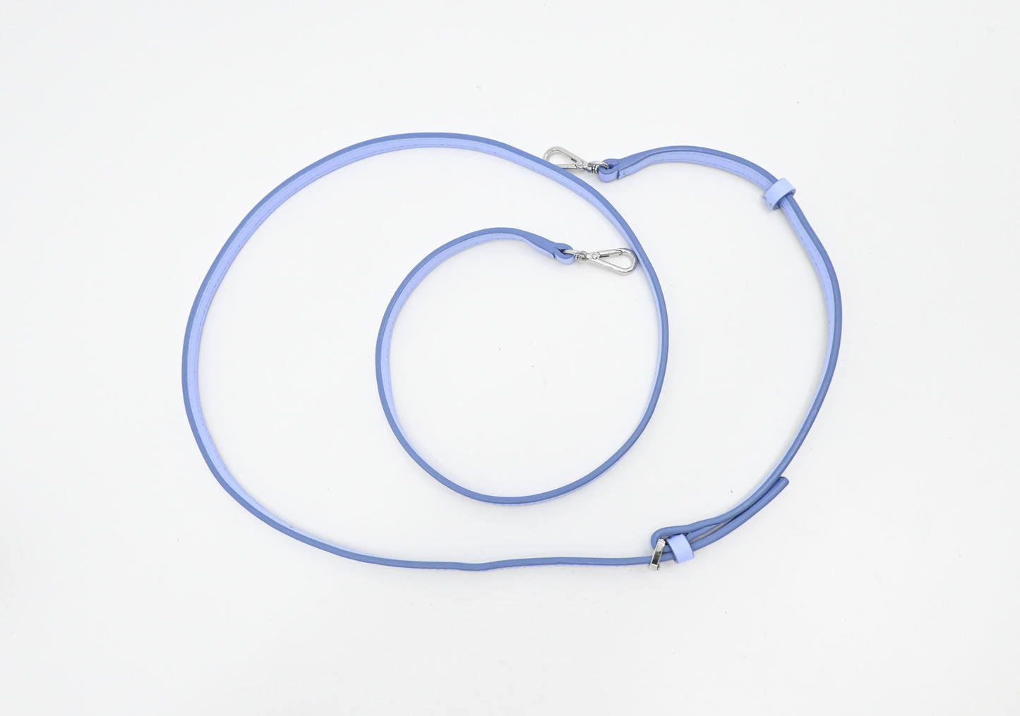 MCM Bag Charm in Light Blue Visetos Canvas