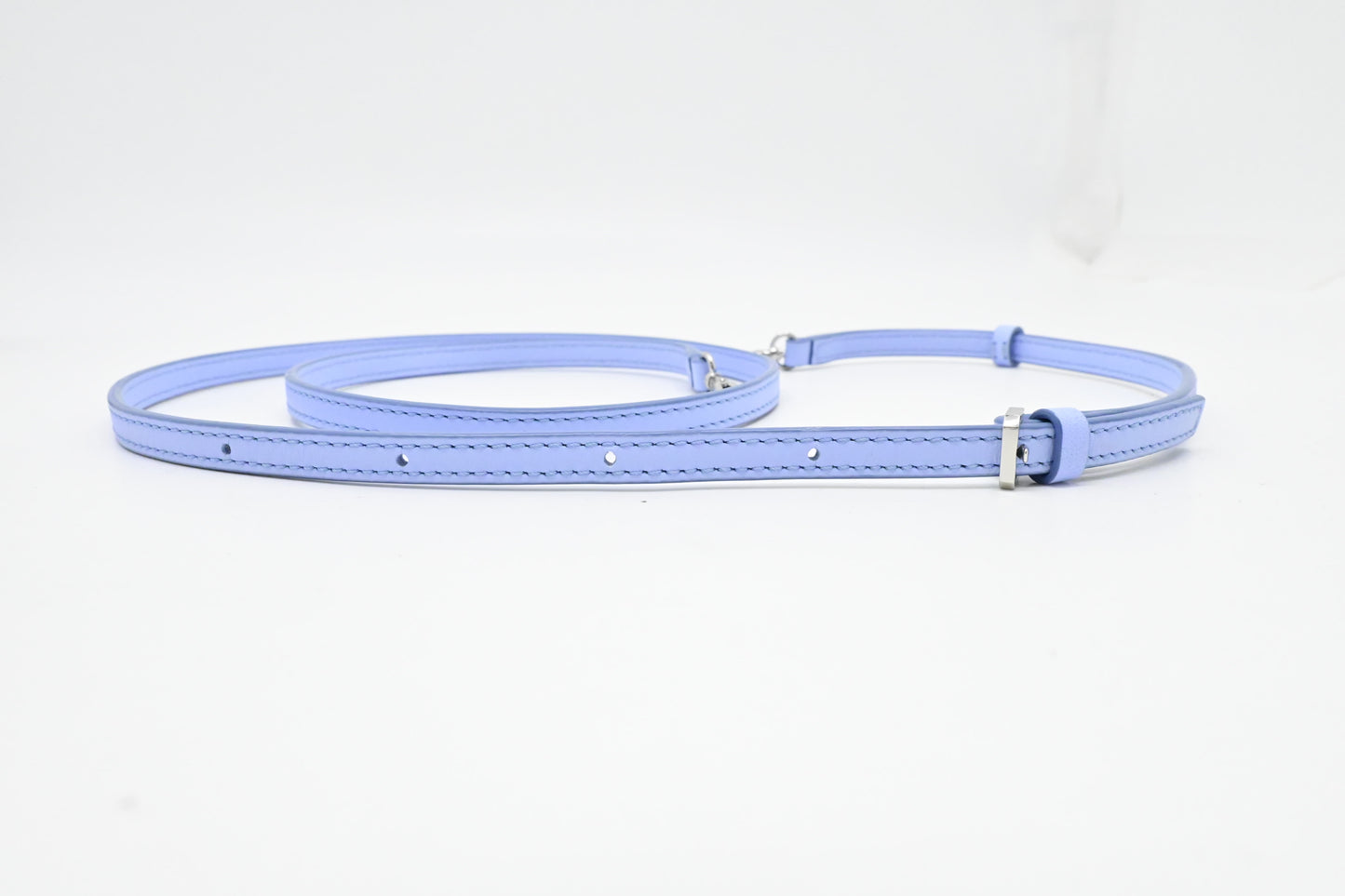 MCM Bag Charm in Light Blue Visetos Canvas