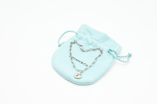 Tiffany & Co. Heart Keylock Bracelet in Sterling Silver