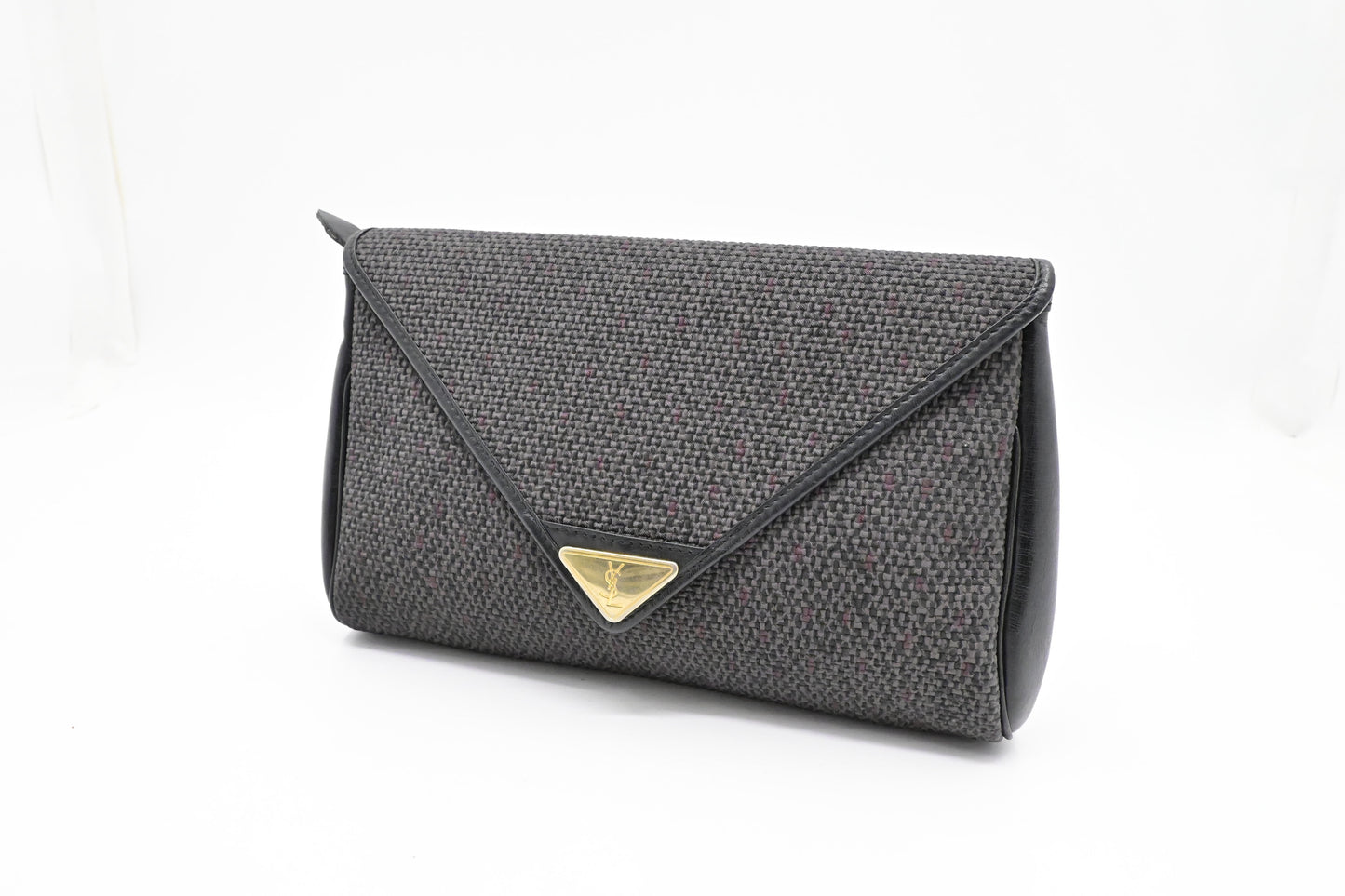 YSL Saint Laurent Pouch in Coated Canvas