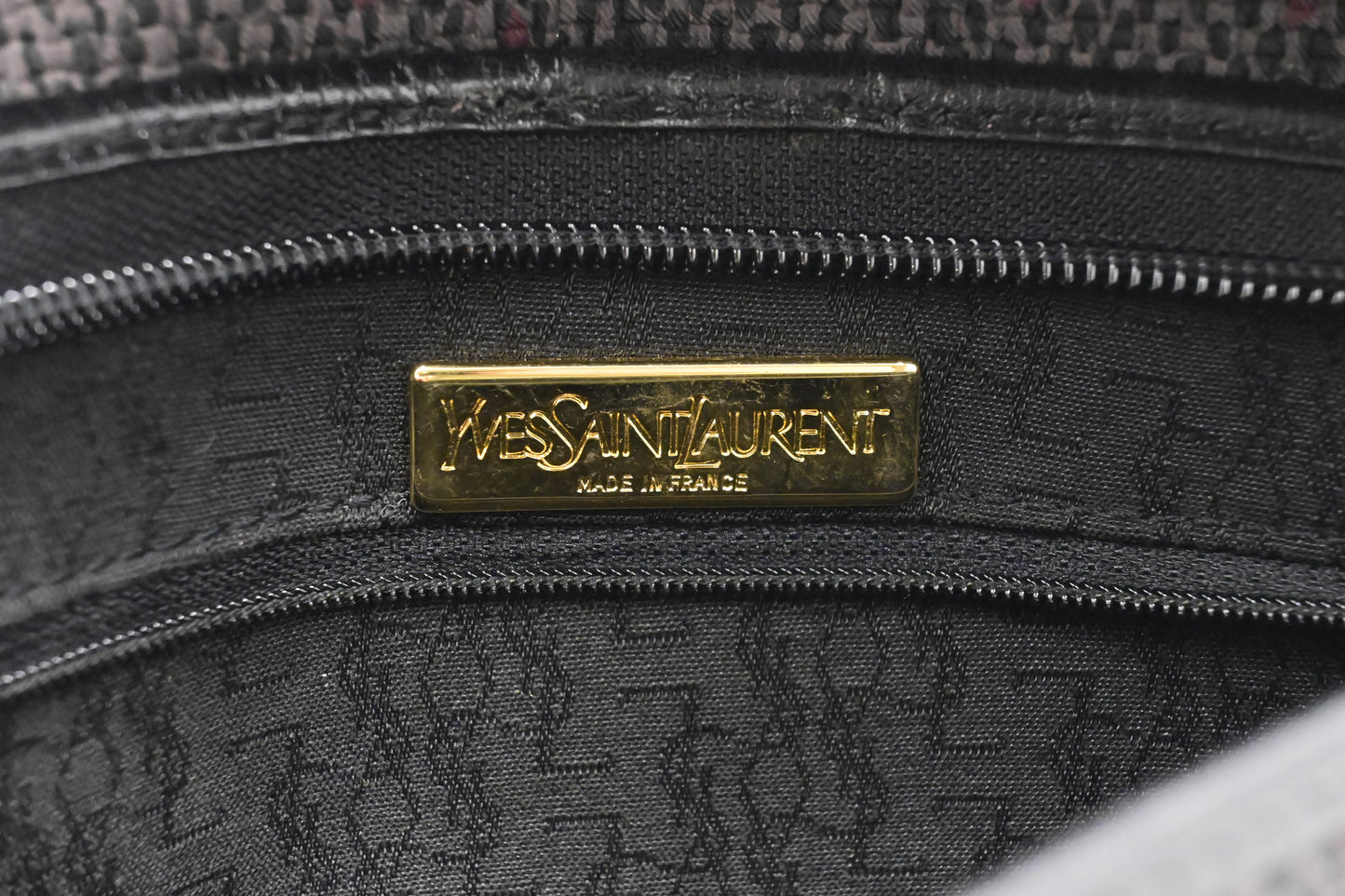 YSL Saint Laurent Pouch in Coated Canvas