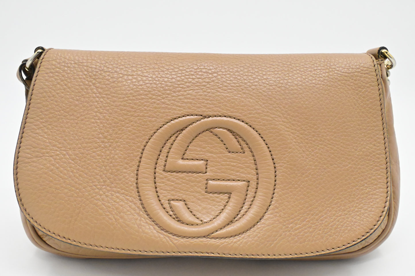 Gucci Crossbody in Light Brown Leather