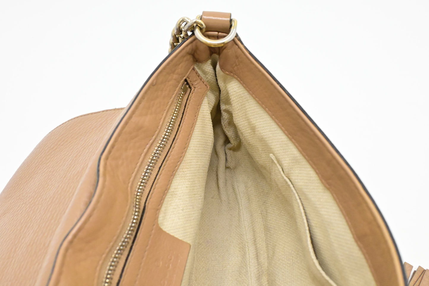 Gucci Crossbody in Light Brown Leather