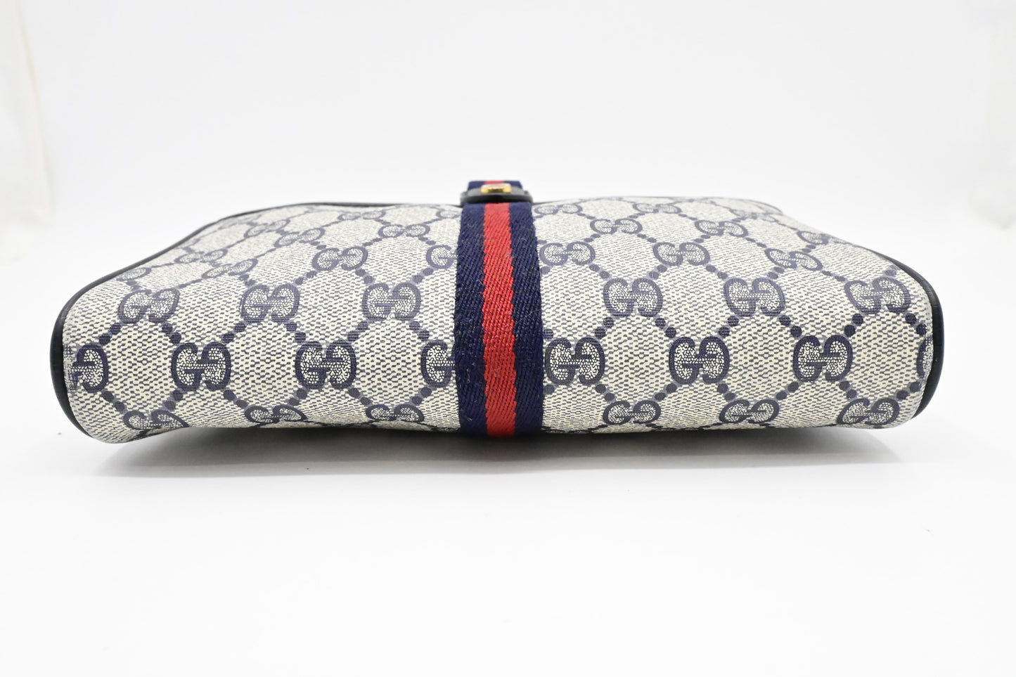 Gucci Small Crossbody in Blue GG Supreme Canvas