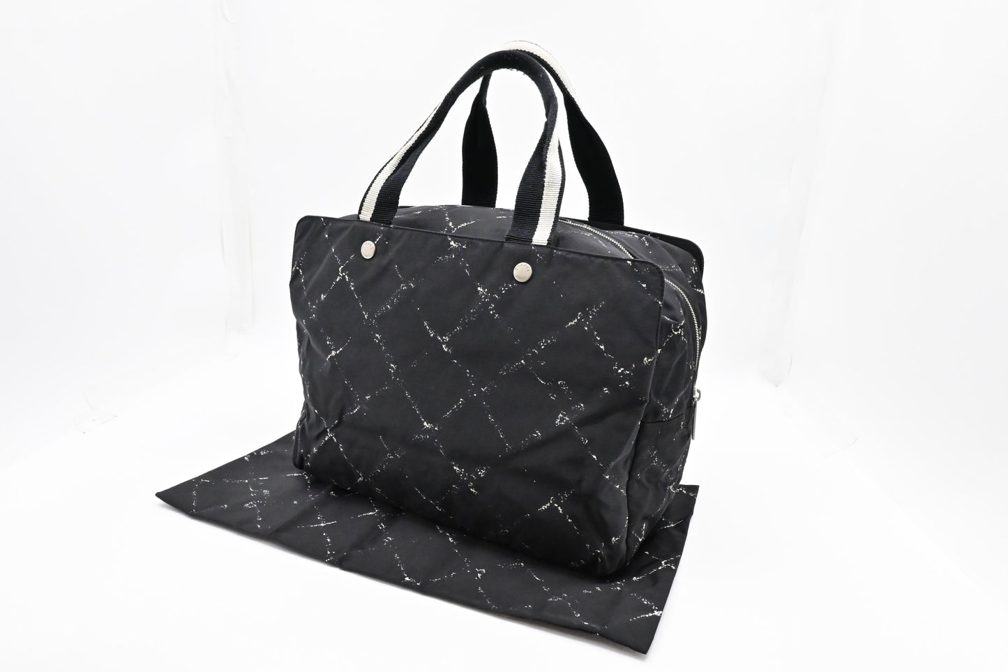 Chanel Travel Bag in Black Travel Line Canvas