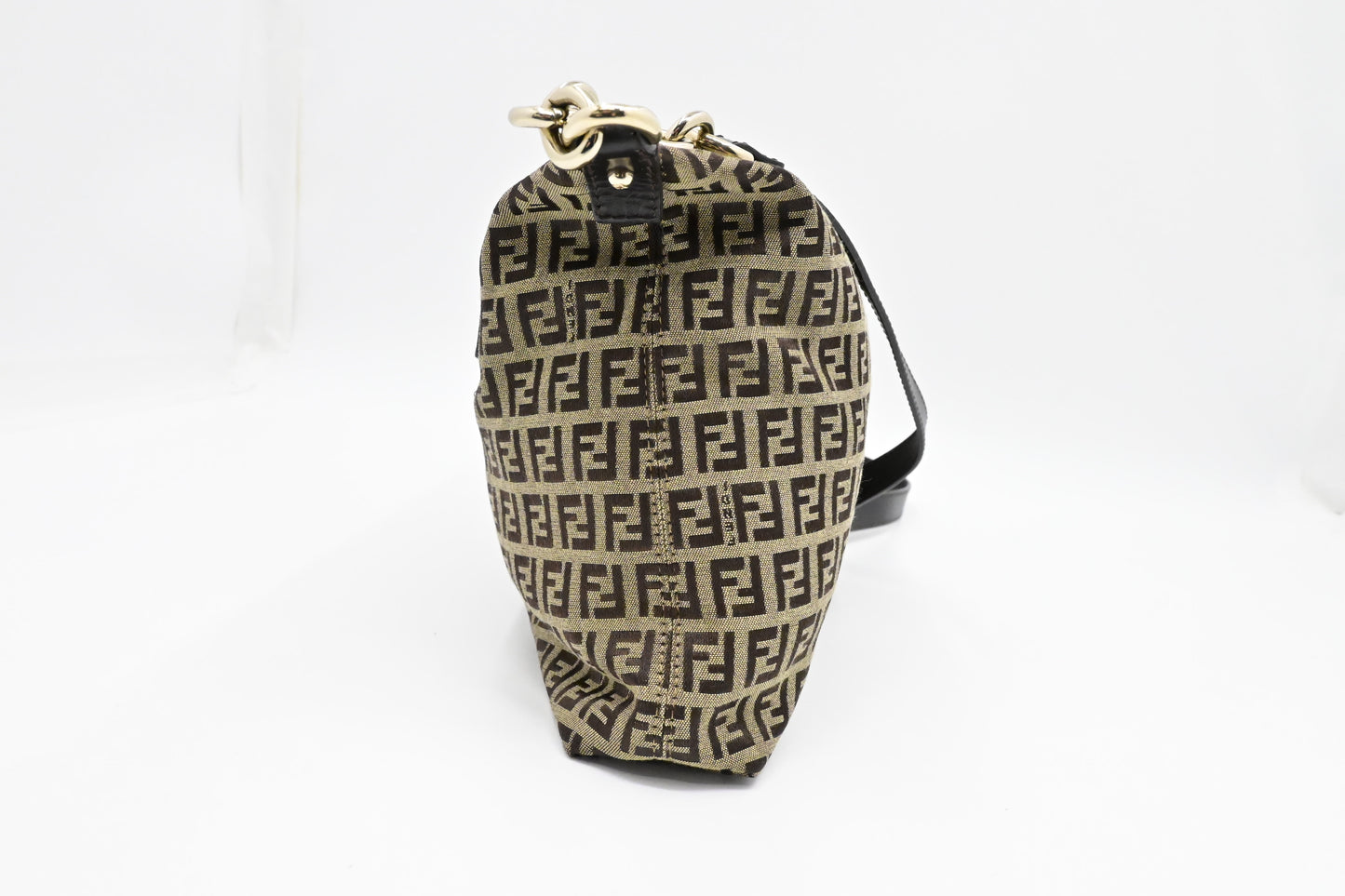Fendi Crossbody Bag in Brown Zucchino Canvas