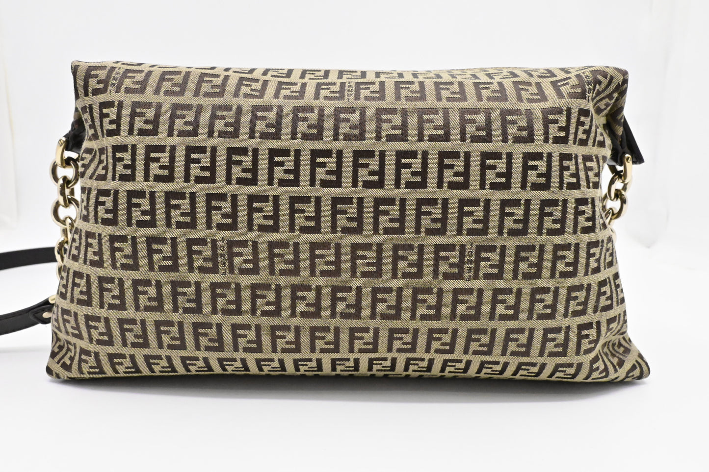 Fendi Crossbody Bag in Brown Zucchino Canvas