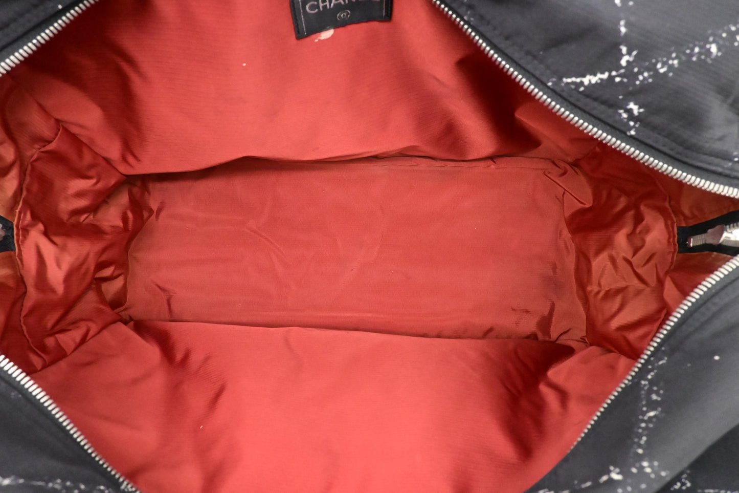 Chanel Travel Bag in Black Travel Line Canvas