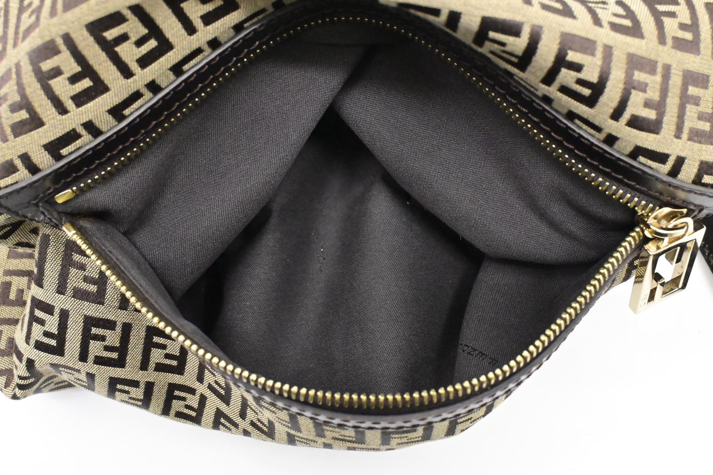 Fendi Crossbody Bag in Brown Zucchino Canvas