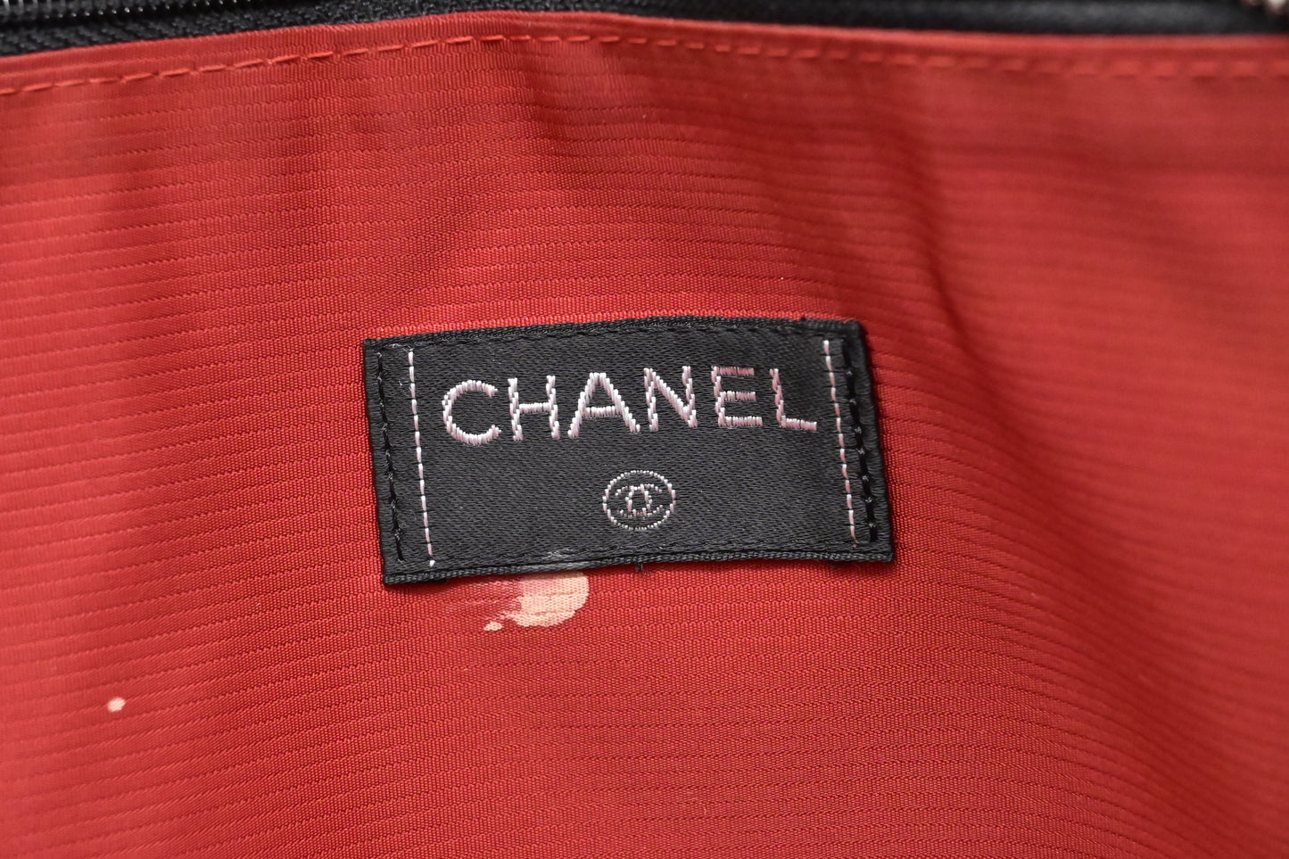 Chanel Travel Bag in Black Travel Line Canvas