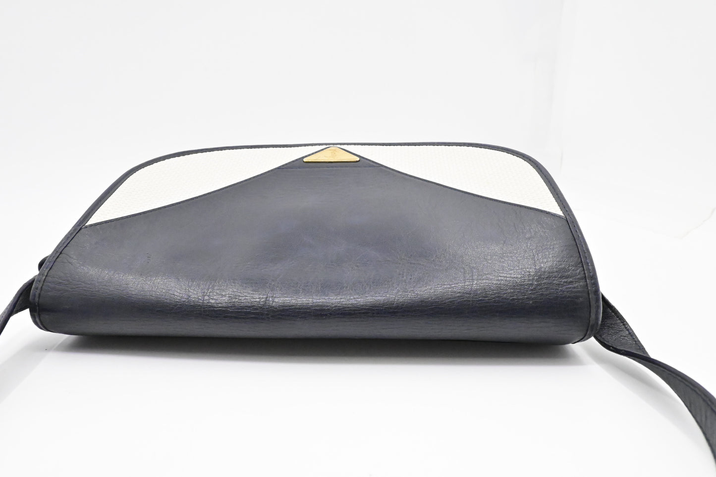 YSL Saint Laurent Shoulder Bag in White Coated Canvas