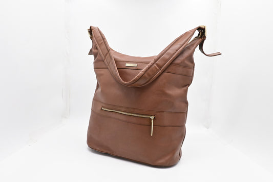 Gucci Hobo Travel Bag in Brown Leather