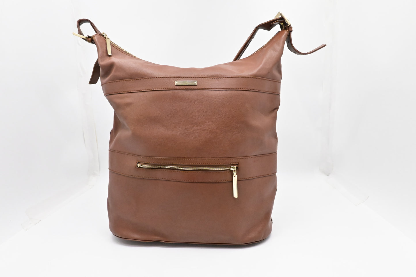 Gucci Hobo Travel Bag in Brown Leather