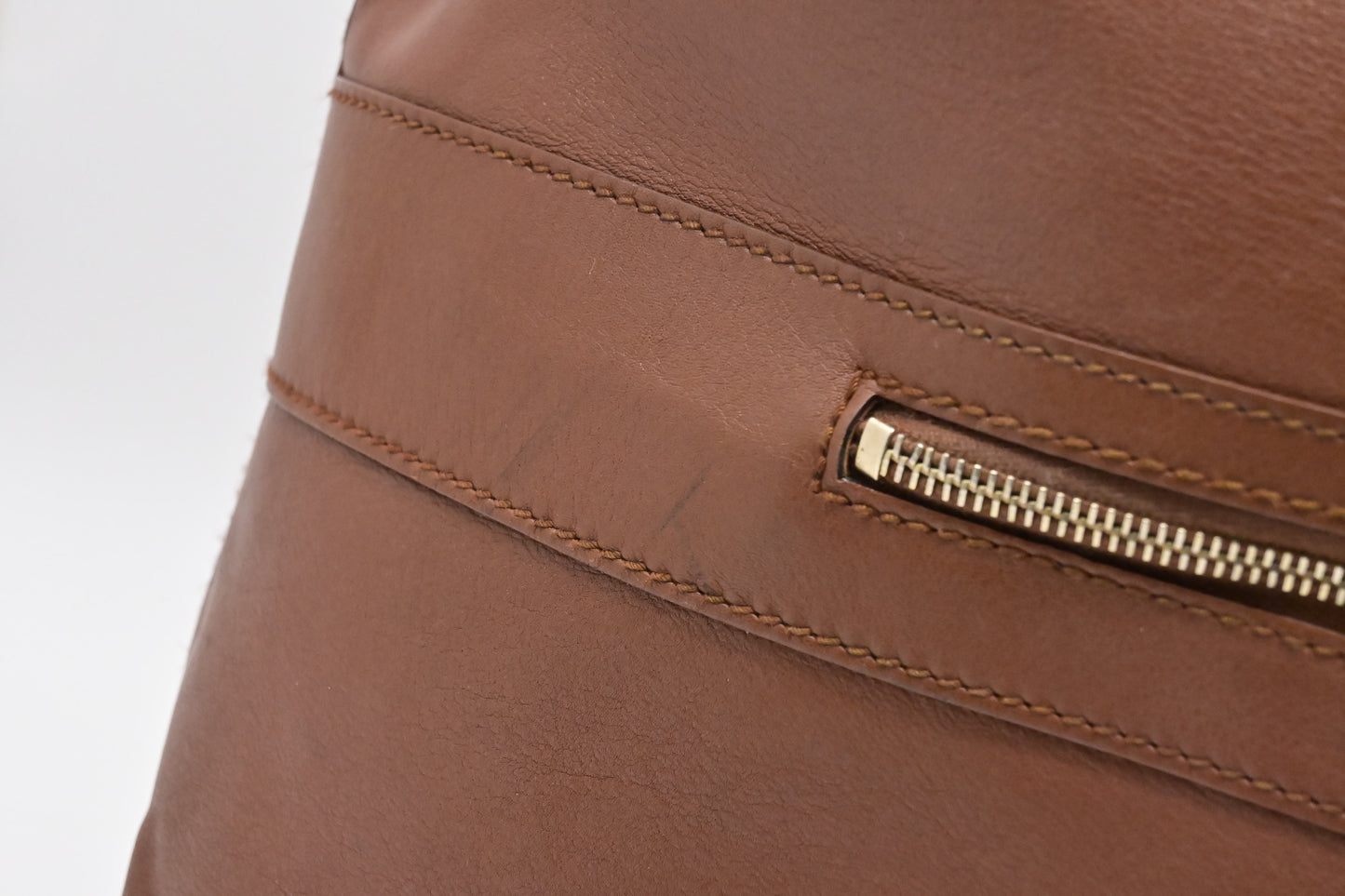 Gucci Hobo Travel Bag in Brown Leather