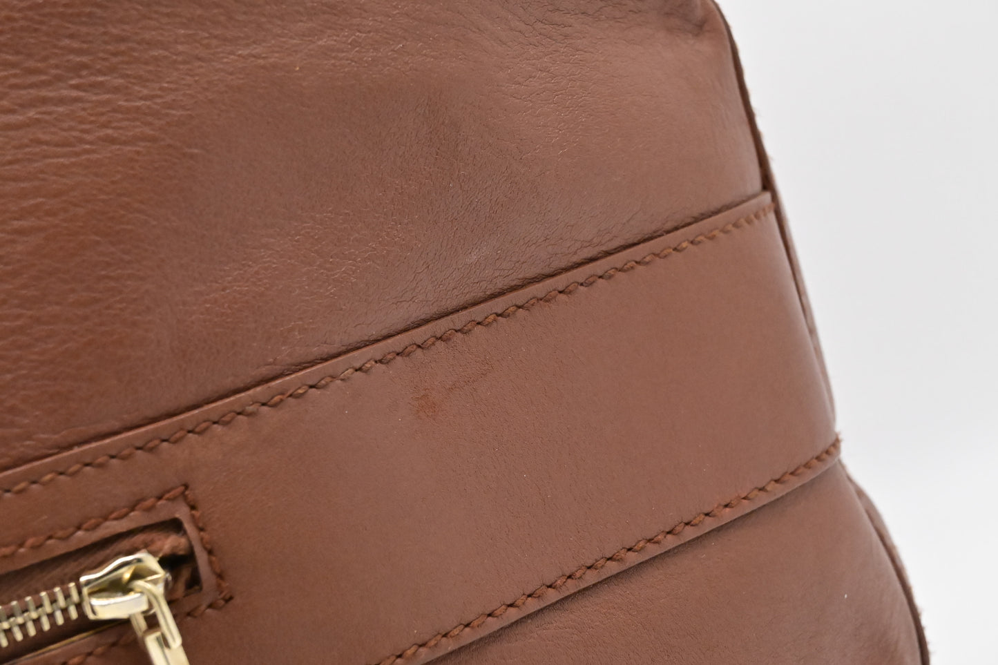 Gucci Hobo Travel Bag in Brown Leather