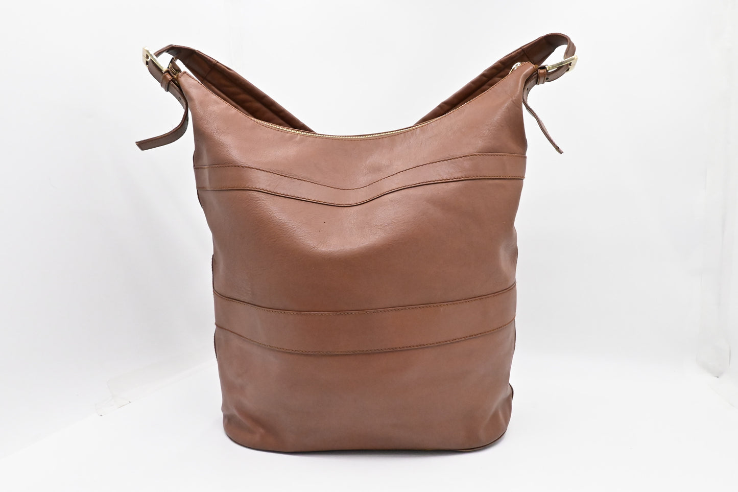 Gucci Hobo Travel Bag in Brown Leather