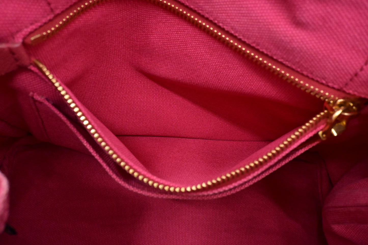 Prada Canapa Tote PM in Pink Canvas