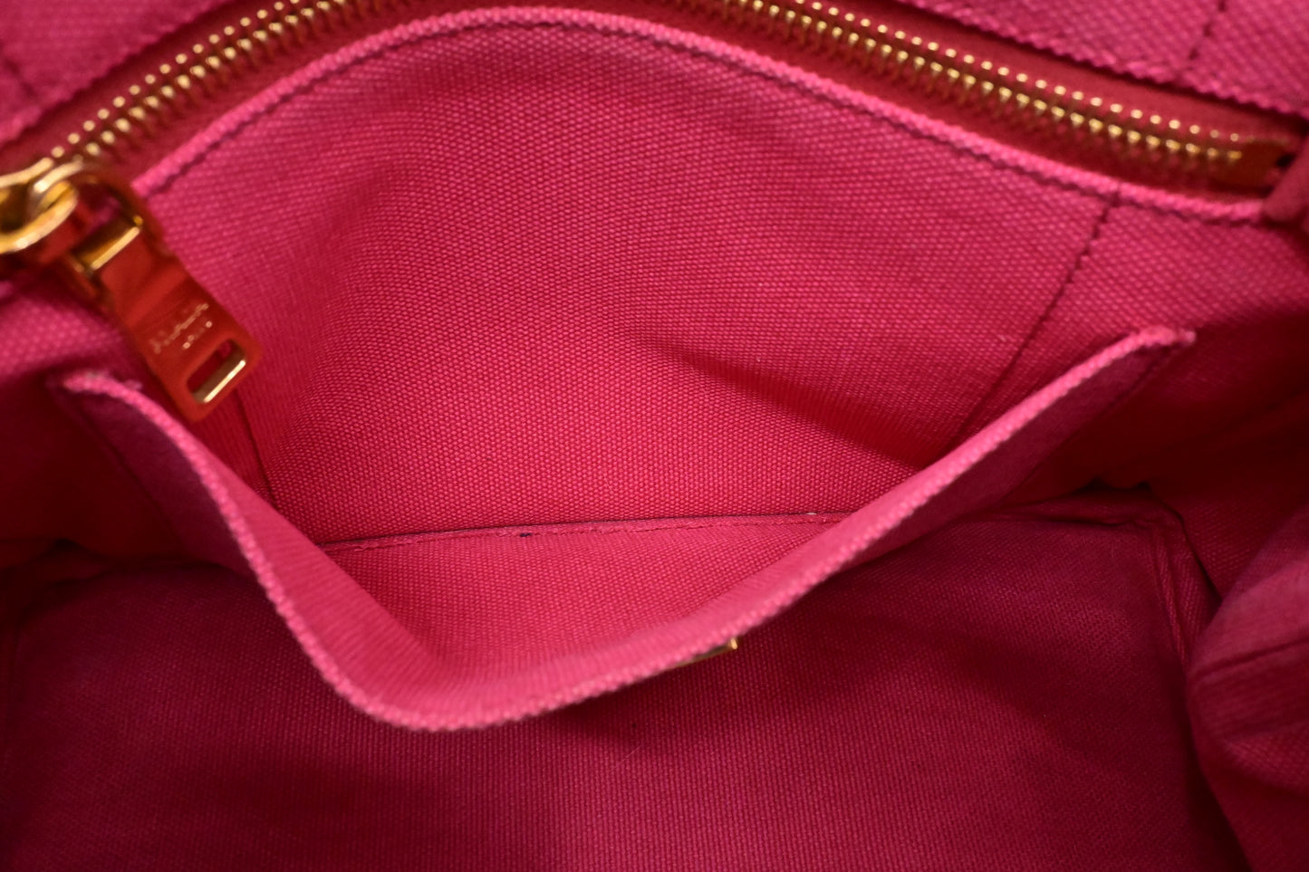 Prada Canapa Tote PM in Pink Canvas