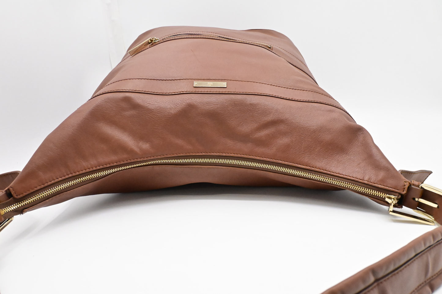 Gucci Hobo Travel Bag in Brown Leather