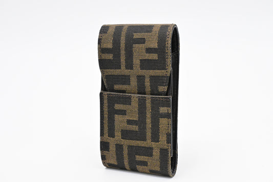 Fendi Cigarette Case in Zucca Canvas