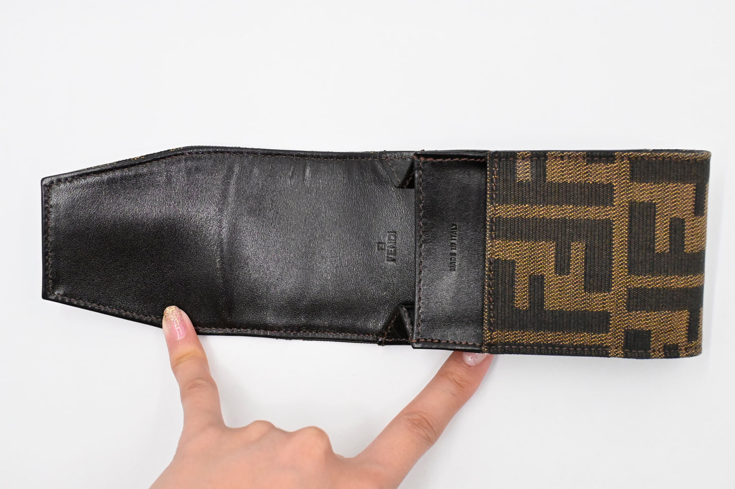 Fendi Cigarette Case in Zucca Canvas