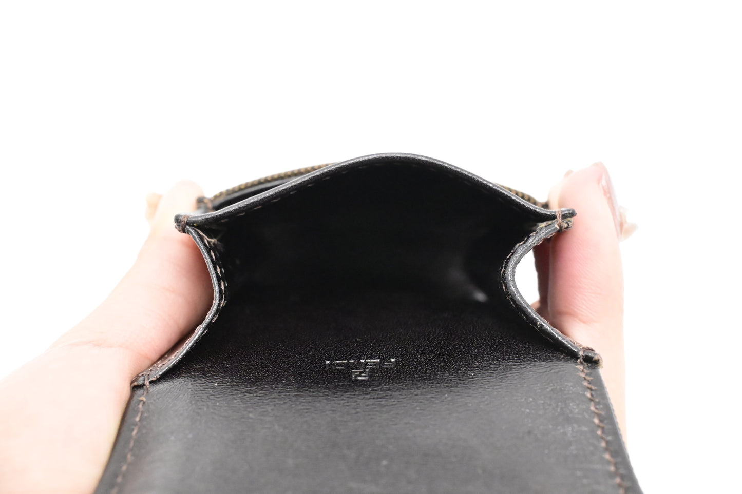 Fendi Cigarette Case in Zucca Canvas