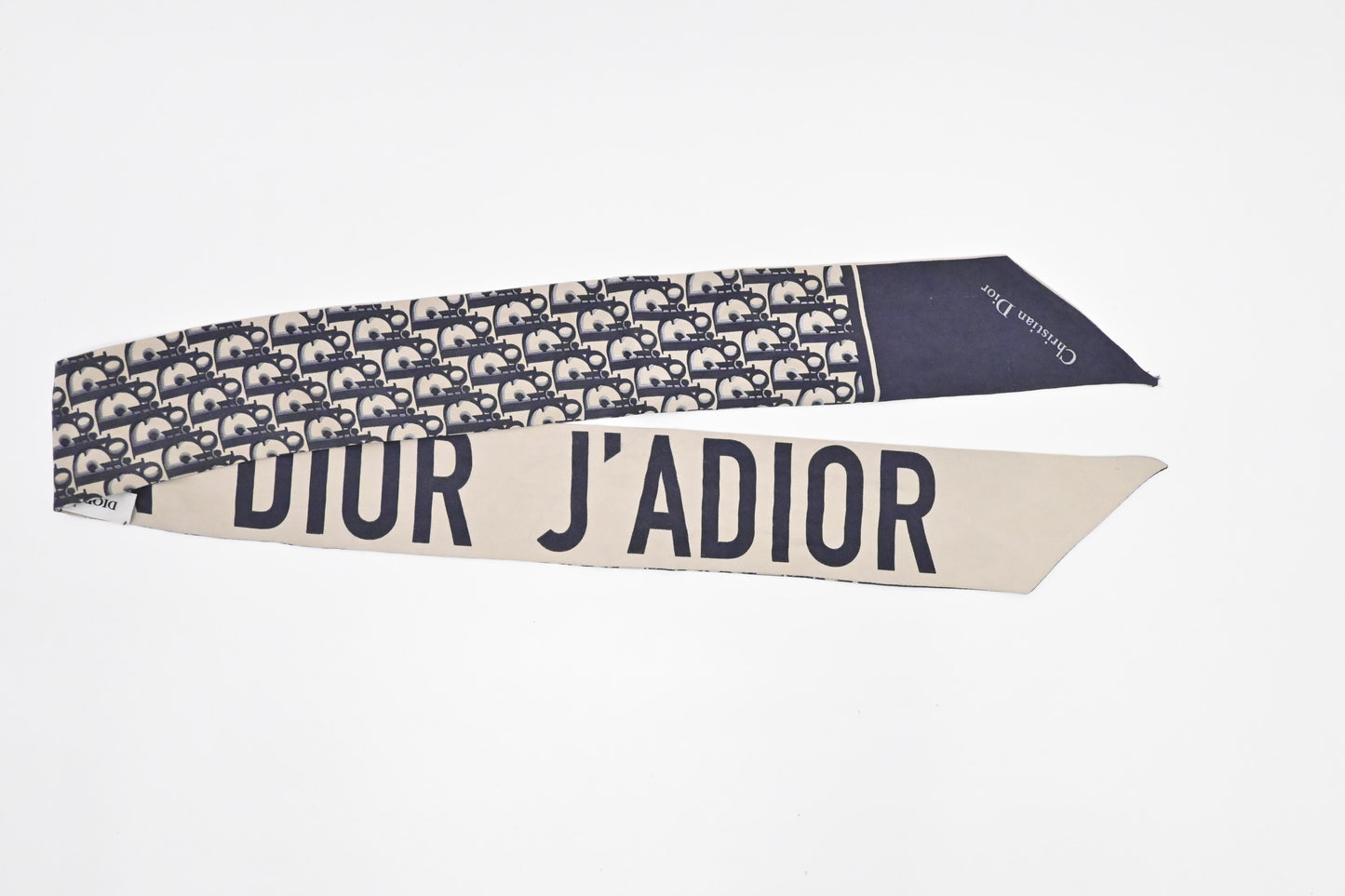 Dior Twilly in Blue Oblique Silk