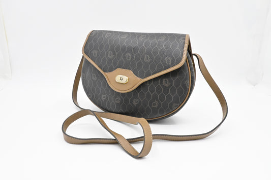 Dior Crossbody in Black Honeycomb Canvas