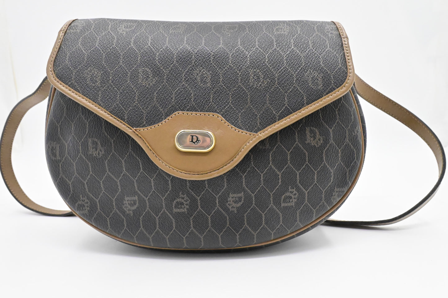 Dior Crossbody in Black Honeycomb Canvas