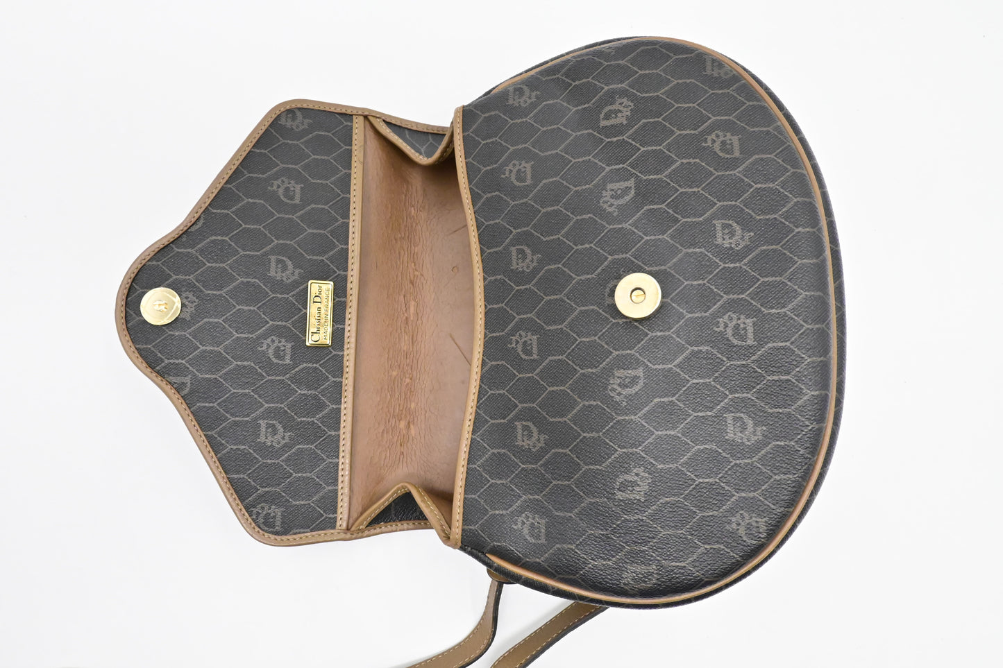 Dior Crossbody in Black Honeycomb Canvas