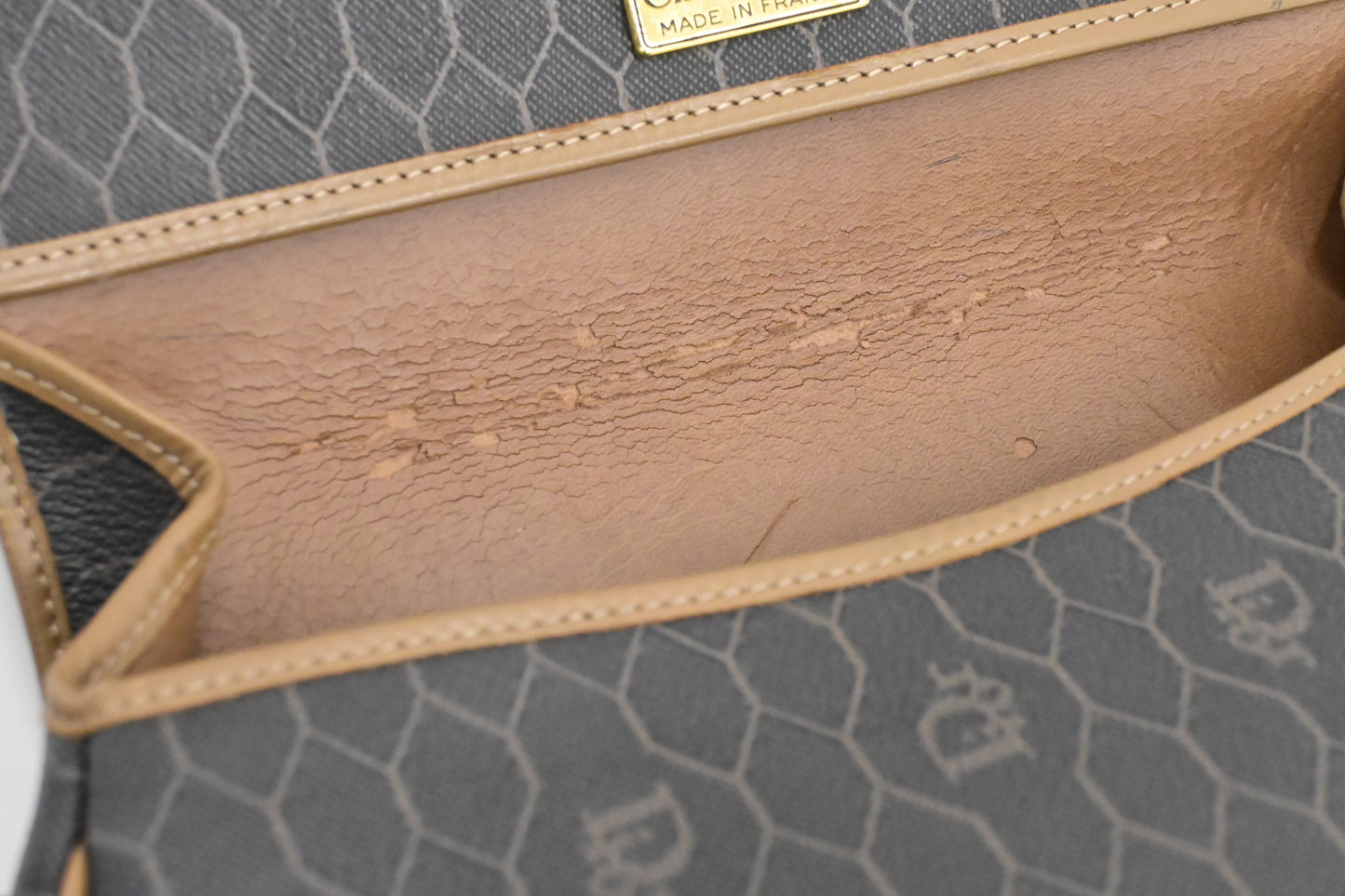 Dior Crossbody in Black Honeycomb Canvas