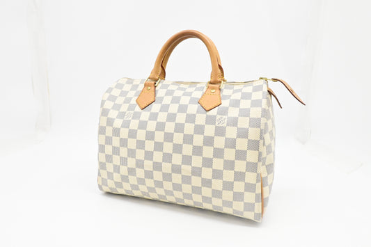 Louis Vuitton Speedy 30 in Damier Azur Canvas