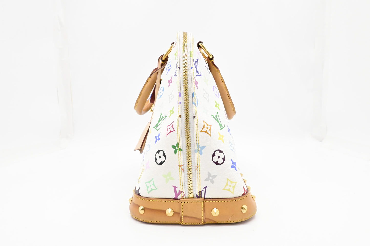Louis Vuitton Alma GM in White Multicolor Monogram Canvas