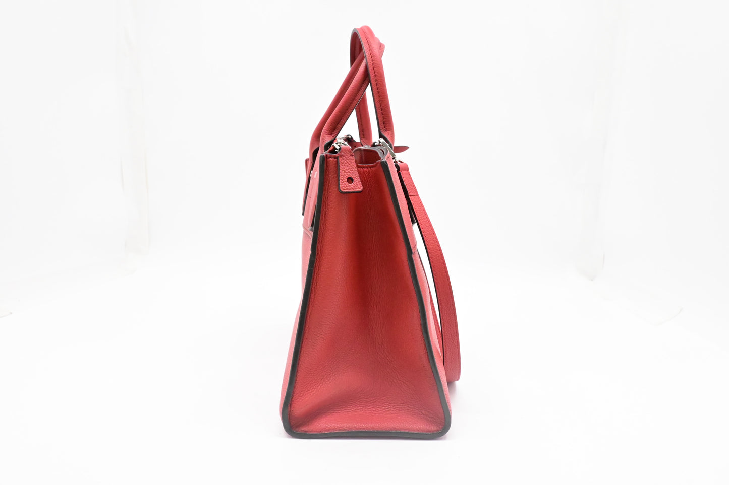 Louis Vuitton City Steamer MM in Red Taurillon Leather