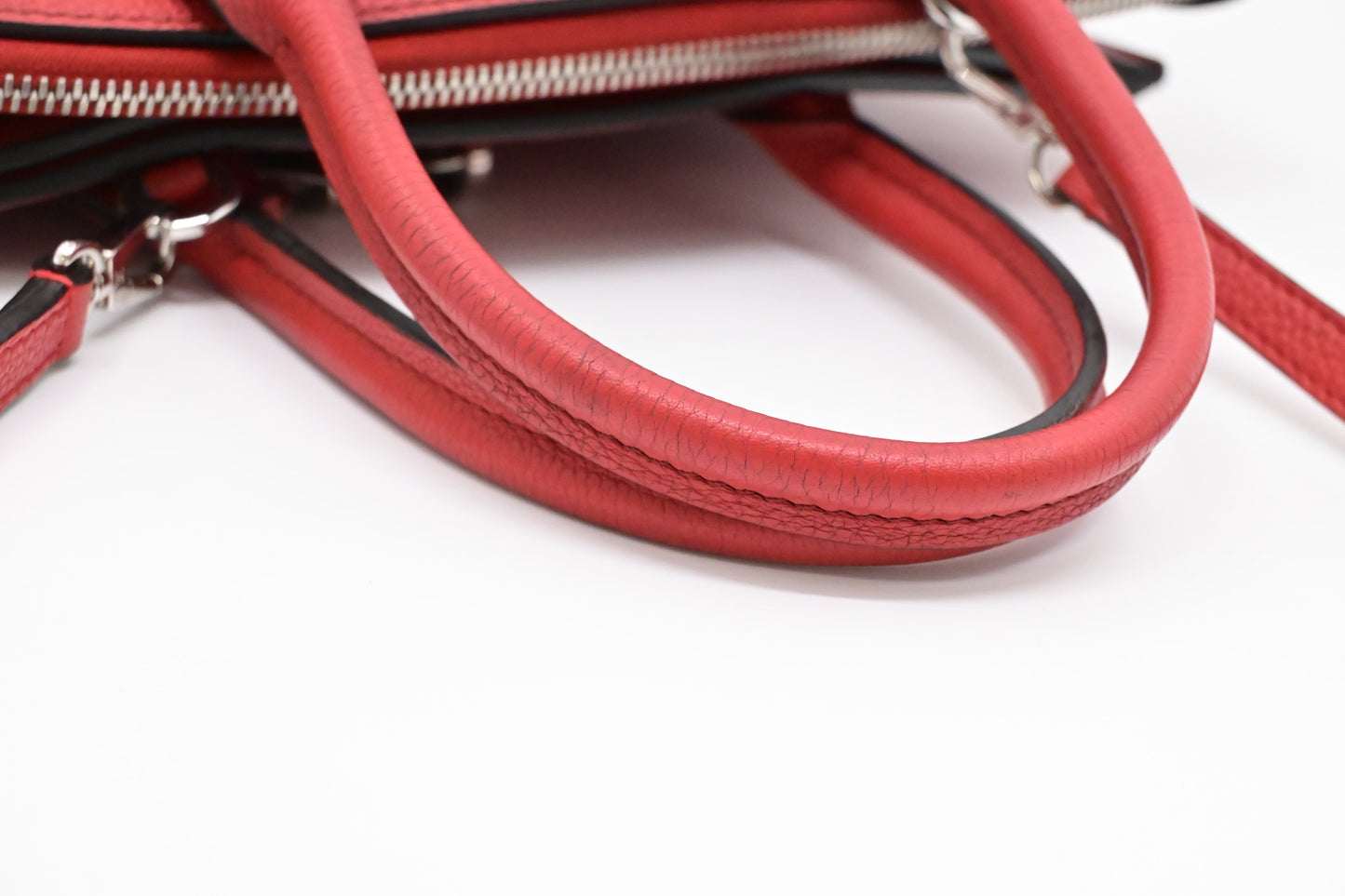 Louis Vuitton City Steamer MM in Red Taurillon Leather