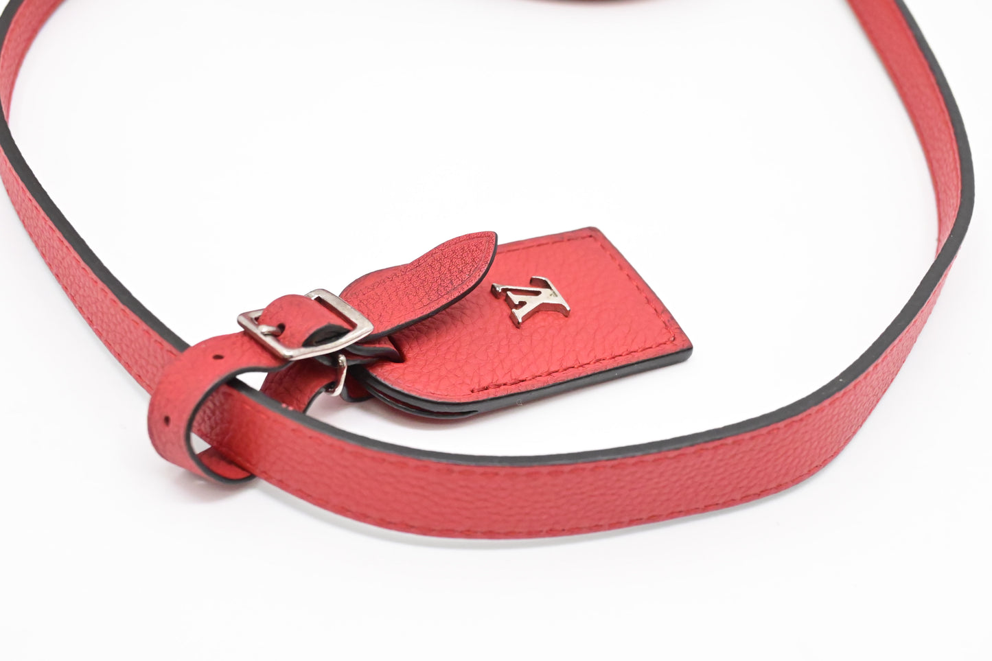 Louis Vuitton City Steamer MM in Red Taurillon Leather