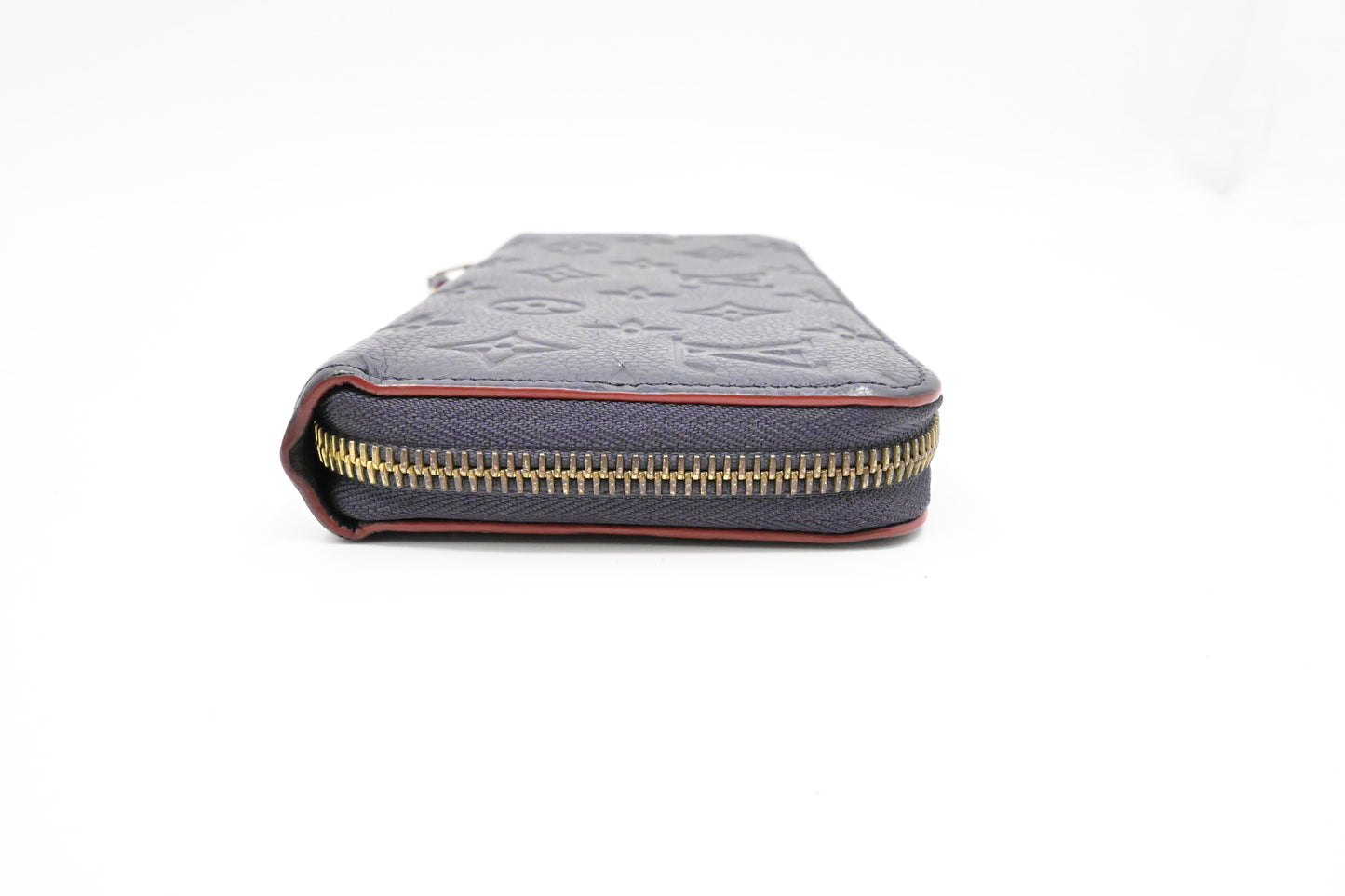 Louis Vuitton Zippy Long Wallet in Marine Rouge Empreinte Leather