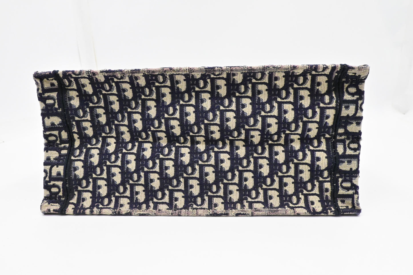 Dior Medium Book Tote in Navy Blue Oblique Canvas