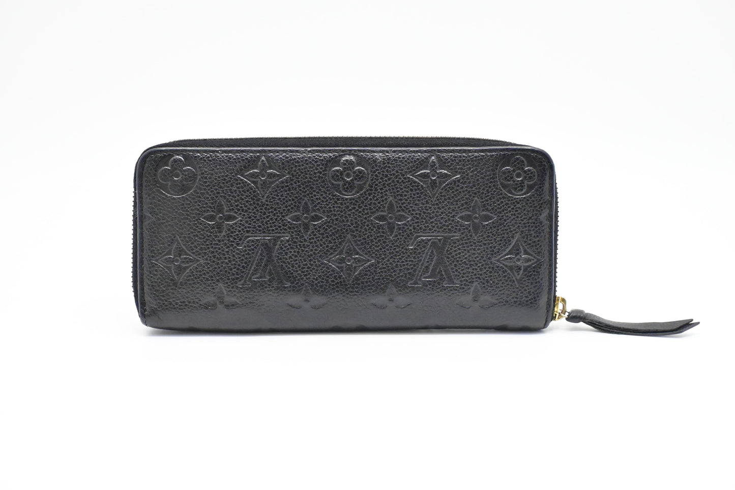 Louis Vuitton Clemence Wallet in Noir Empreinte Leather