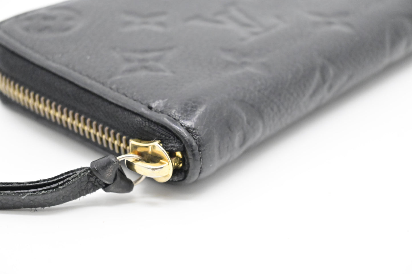 Louis Vuitton Clemence Wallet in Noir Empreinte Leather