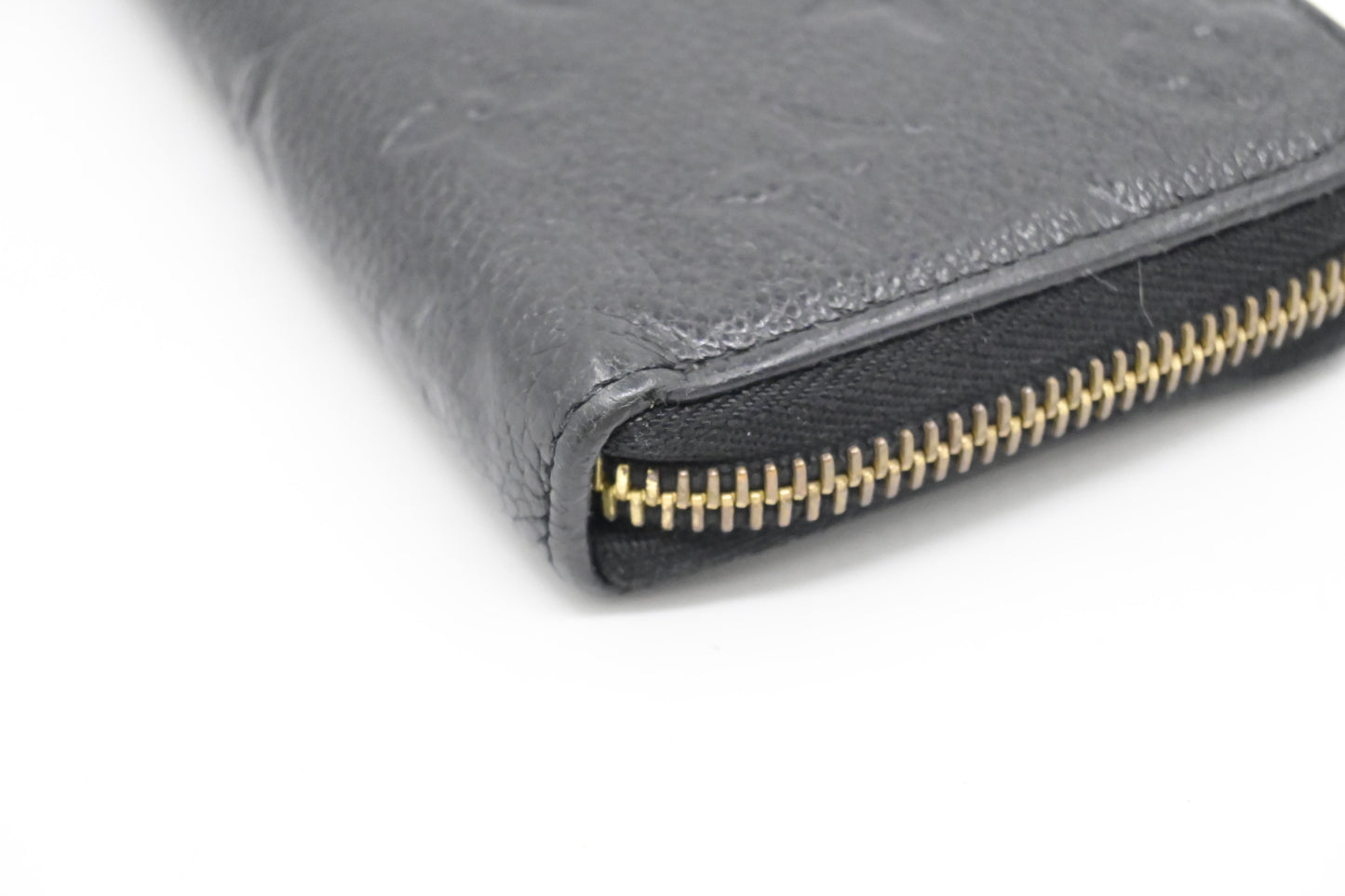 Louis Vuitton Clemence Wallet in Noir Empreinte Leather