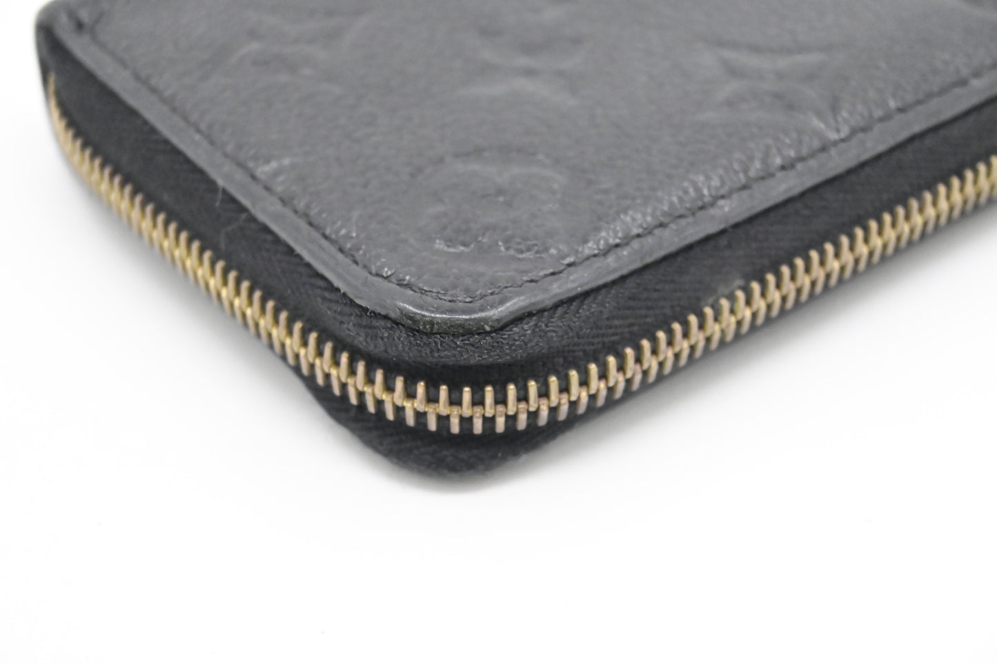 Louis Vuitton Clemence Wallet in Noir Empreinte Leather
