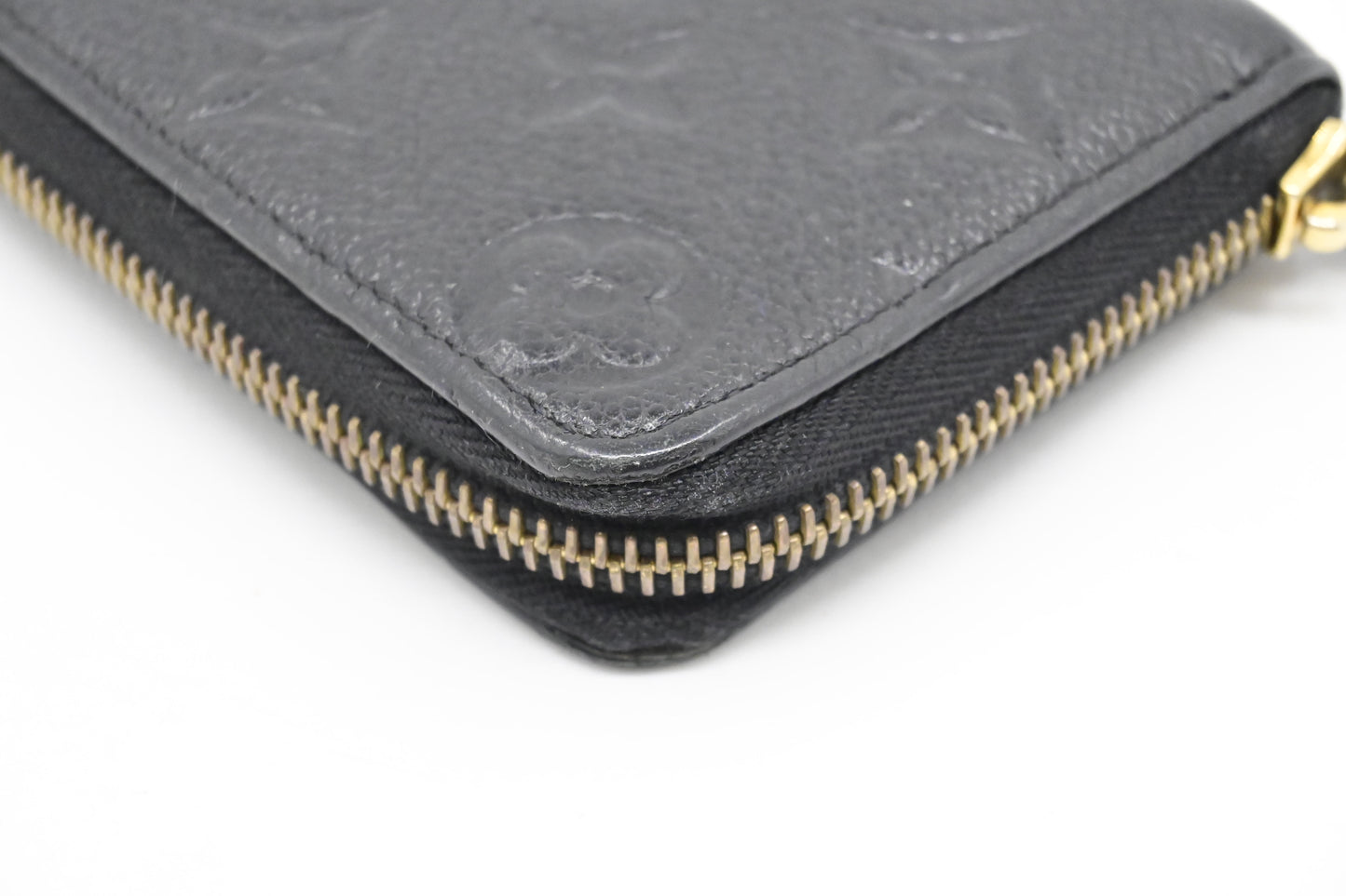 Louis Vuitton Clemence Wallet in Noir Empreinte Leather
