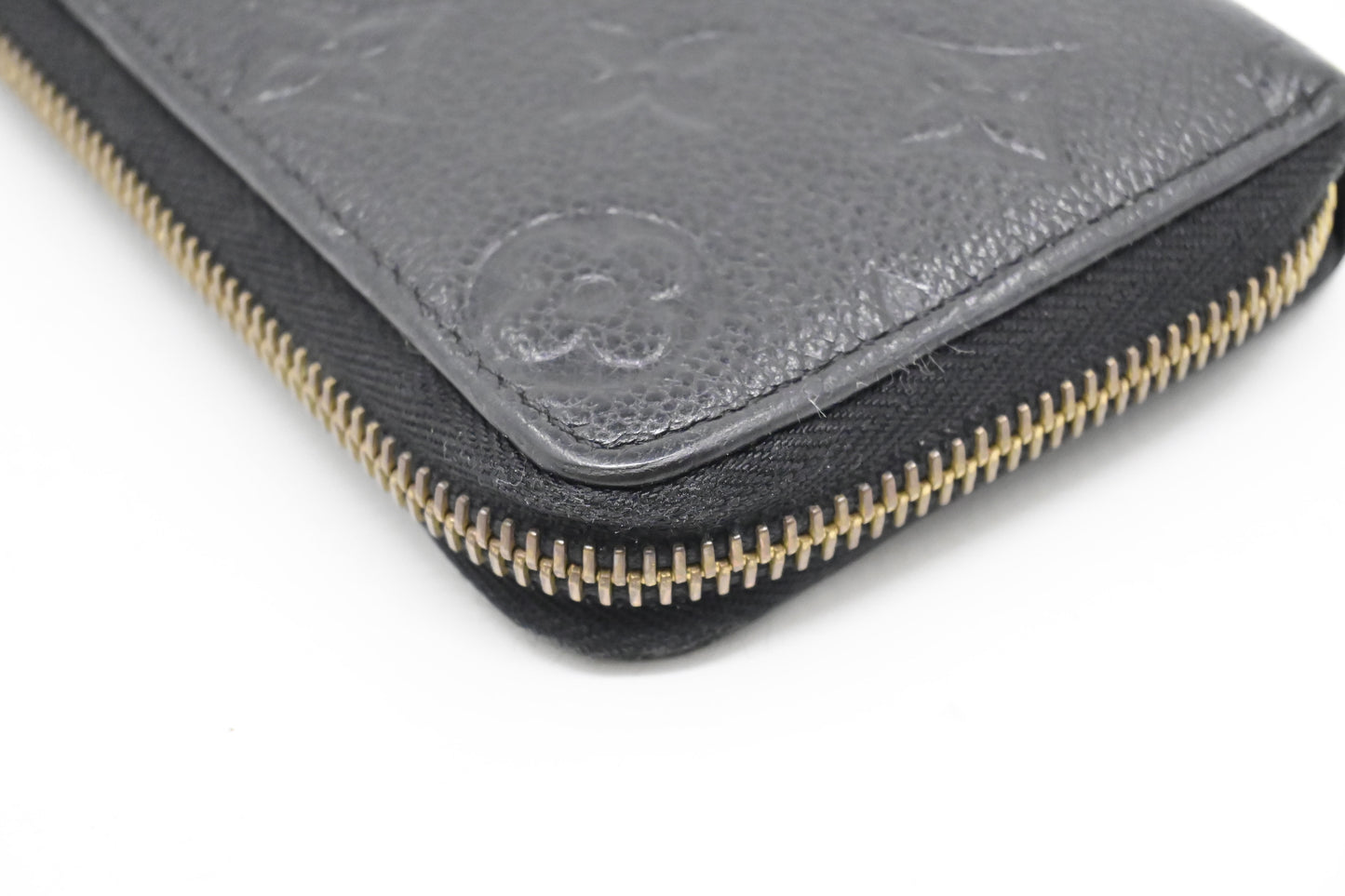 Louis Vuitton Clemence Wallet in Noir Empreinte Leather