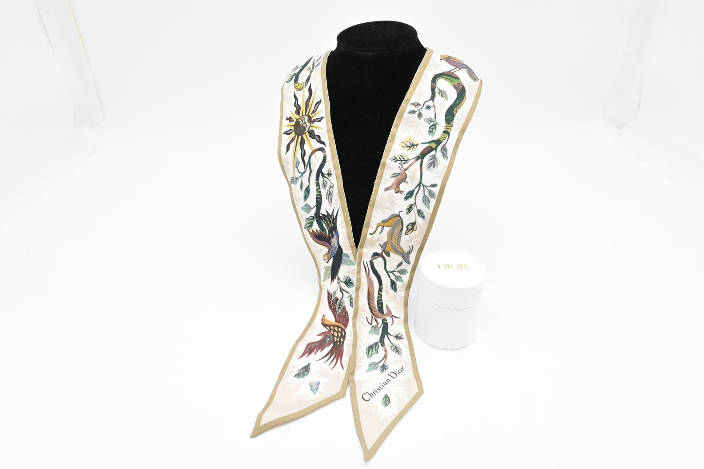 Dior Mitzah Scarf in Multicolor Silk