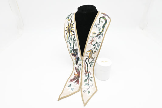 Dior Mitzah Scarf in Multicolor Silk