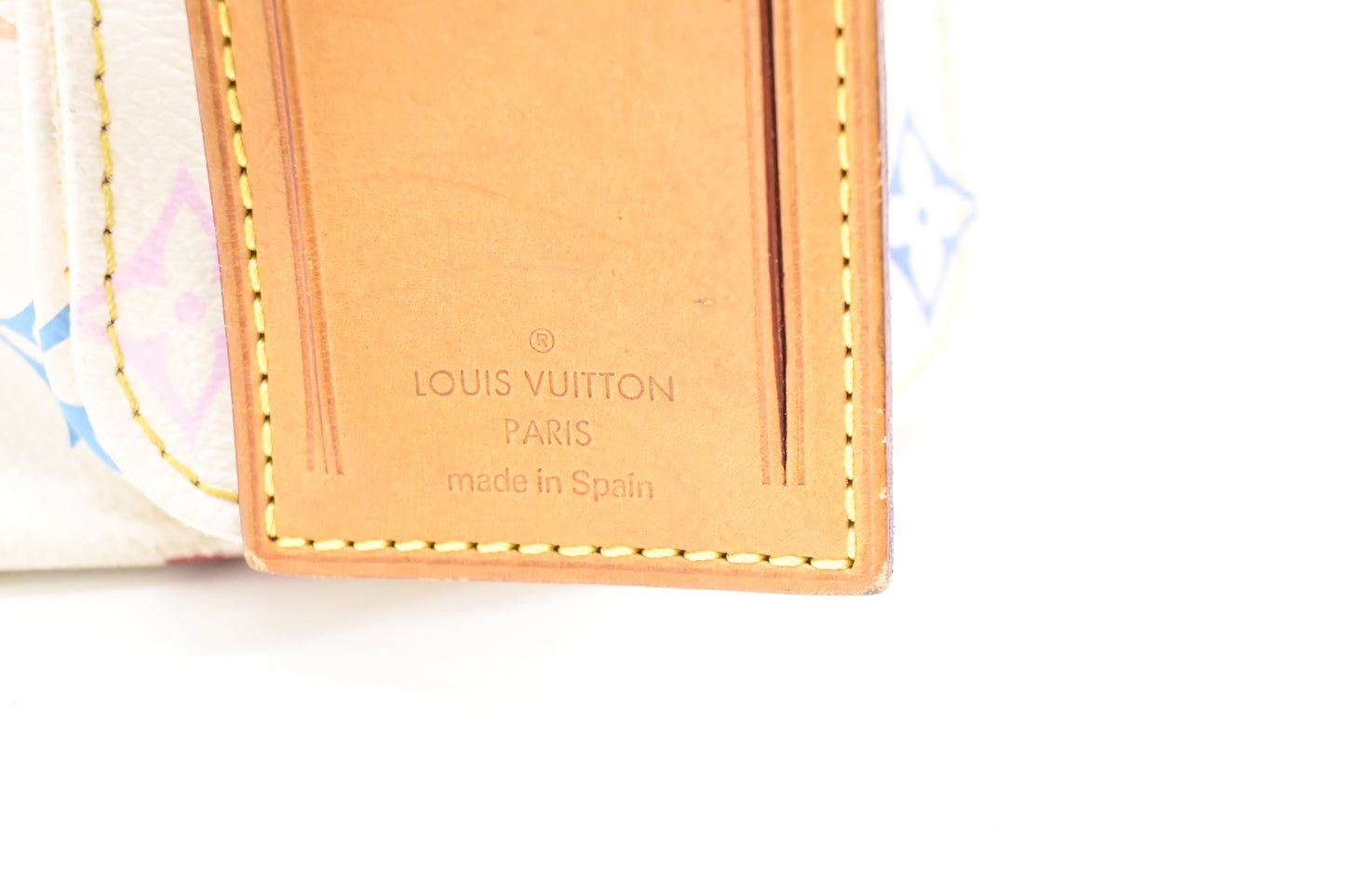 Louis Vuitton x Takashi Murakami Petit Noe in White Multicolor Monogram Canvas